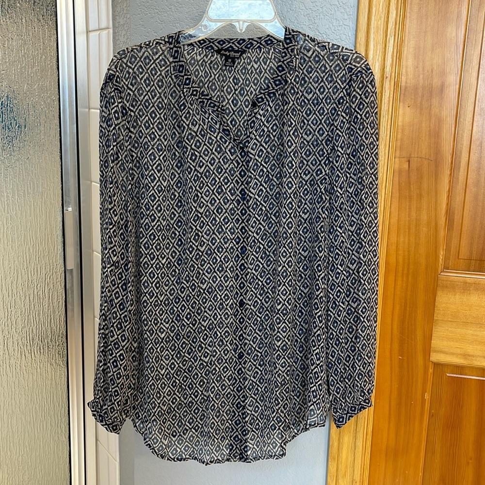 Lucky brand shear blouse